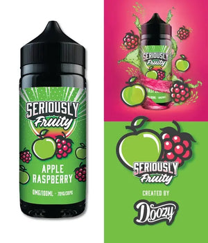 Seriously Fruity Apple Raspberry E-liquid 100ml Shortfill - Scent Vape