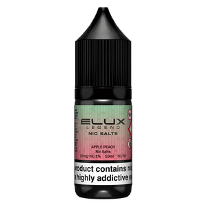 Apple Peach Elux Legend Nic Salt Vape Juice