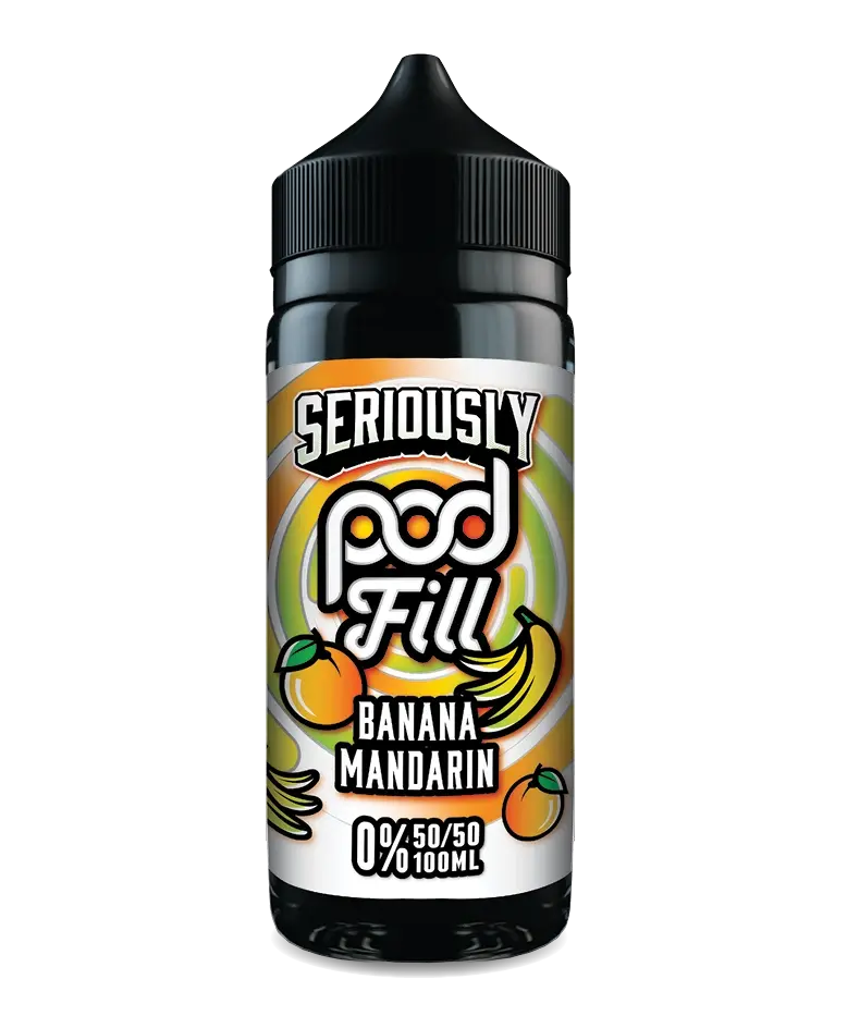 Seriously Pod Fill Banana Mandarin E-liquid Shortfill - Scent Vape