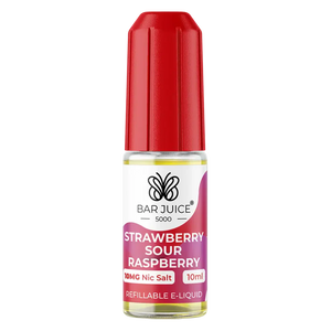 Bar Juice 5000 Strawberry Sour Raspberry Nic Salt Vape juice 10ml