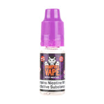 Berry Menthol E-Liquid by Vampire Vape in a small bottle with purple cap, featuring warning labels.