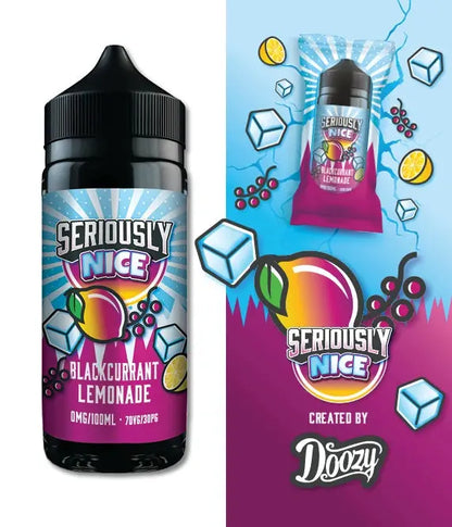 Seriously Nice Blackcurrant Lemonade E-liquid Shortfill - Scent Vape