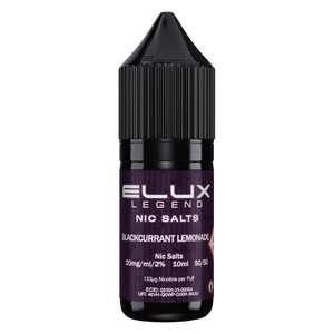 Blackcurrant Lemonade Elux Legend Nic Salt Vape Juice