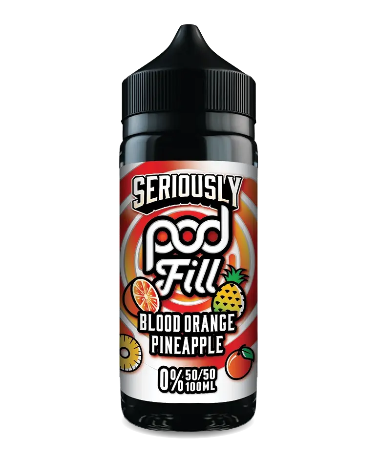 Seriously Pod Fill Blood Orange Pineapple E-liquid Shortfill - Scent Vape