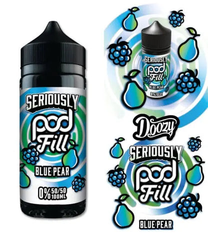 Seriously Pod Fill Blue Pear E-liquid Shortfill - Scent Vape