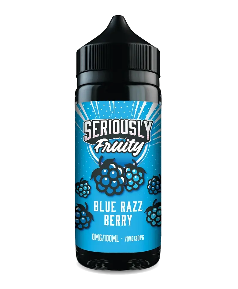 Seriously Fruity Blue Razz Berry E-liquid 100ml Shortfill - Scent Vape