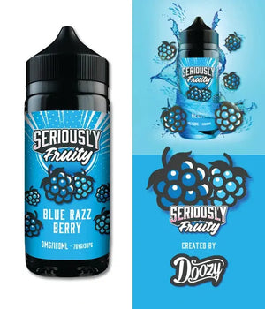 Seriously Fruity Blue Razz Berry E-liquid 100ml Shortfill - Scent Vape