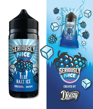 Seriously Nice Blue Razz Ice E-liquid Shortfill - Scent Vape