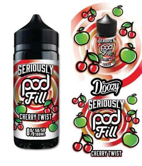 Seriously Pod Fill Cherry Twist E-liquid Shortfill - Scent Vape