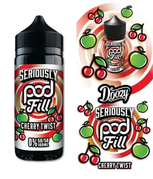 Seriously Pod Fill Cherry Twist E-liquid Shortfill - Scent Vape
