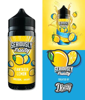 Seriously Fruity Fantasia Lemon E-liquid 100ml Shortfill - Scent Vape