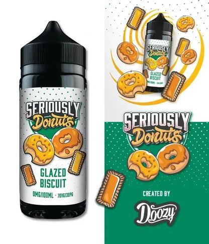 Seriously Donuts Glazed Biscuit E-liquid Shortfill - Scent Vape
