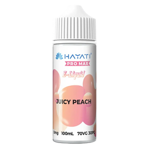 Hayati Juicy Peach 100ml Shortfill Vape Juice
