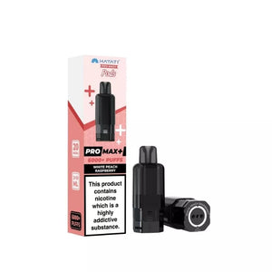 Hayati Pro Max Plus 6000 White Peach Raspberry Refill Pods