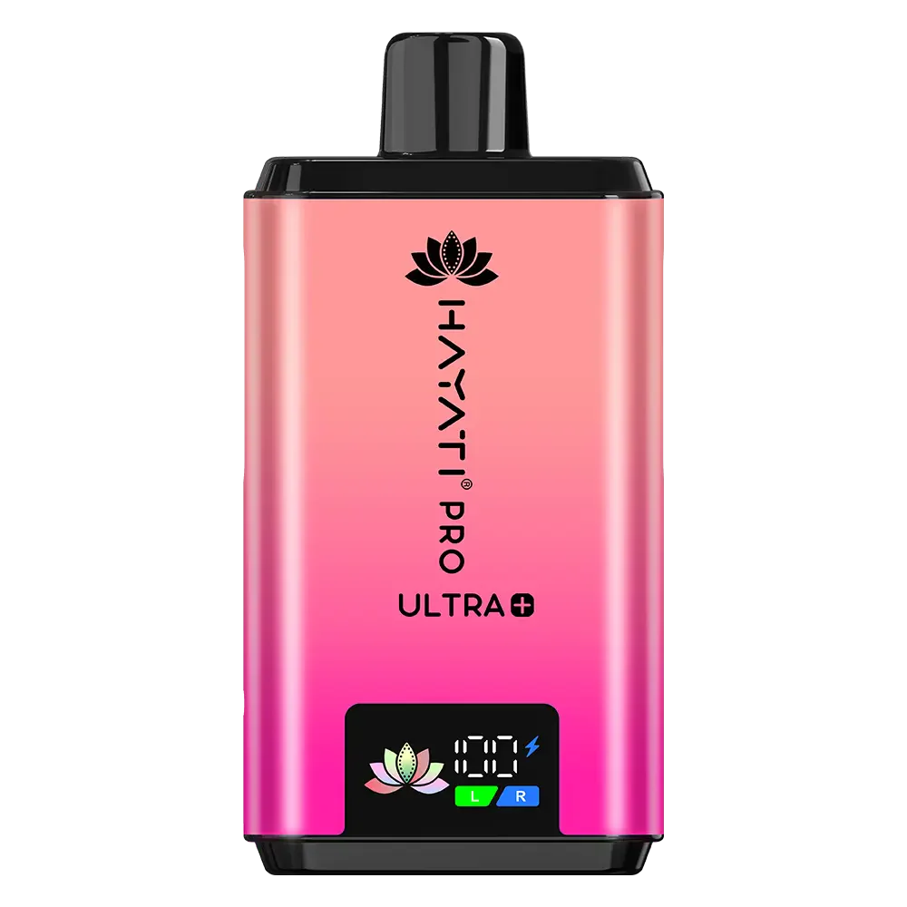 Hayati Pro Ultra Plus 25000 Straw' Cranberry Cherry / Cherry Ice Prefilled Pod Kit