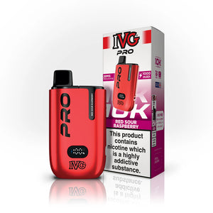 IVG PRO Red Sour Raspberry Vape Kit