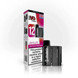 IVG Pro Red Sour Raspberry Pods