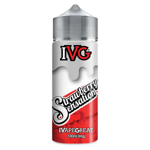 IVG Strawberry Sensation Vape Juice 100ml