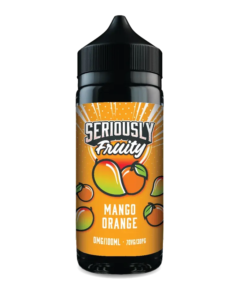 Seriously Fruity Mango Orange E-liquid 100ml Shortfill - Scent Vape