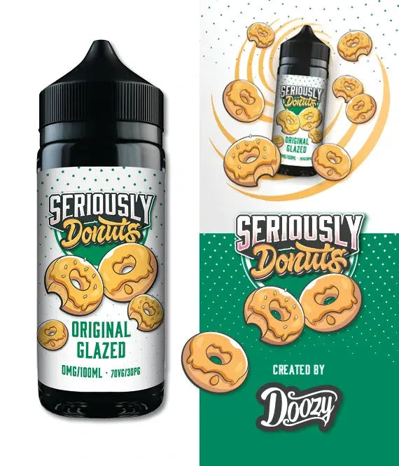 Seriously Donuts Original Glazed E-liquid Shortfill - Scent Vape