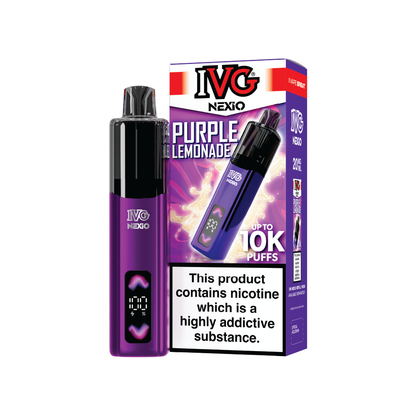 IVG Nexio 10K Prefilled Pod Kit |  Purple Lemonade