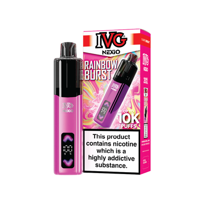 IVG Nexio 10K Prefilled Pod Kit |  Rainbow Burst