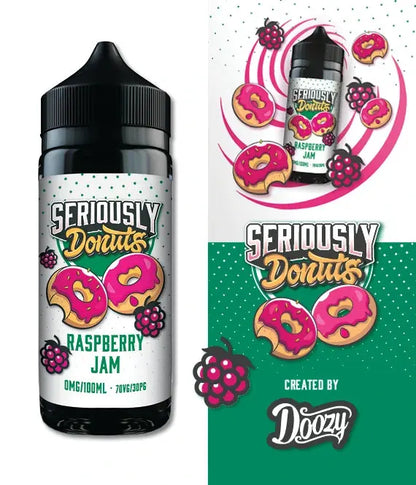 Seriously Donuts Raspberry Jam E-liquid - Scent Vape