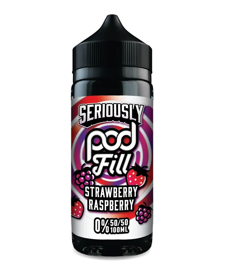 Seriously Pod Fill Strawberry Raspberry E-liquid Shortfill - Scent Vape