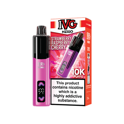 IVG Nexio 10K Prefilled Pod Kit | Strawberry Raspberry Cherry