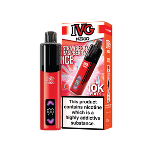 IVG Nexio 10K Prefilled Pod Kit | Strawberry Raspberry Ice