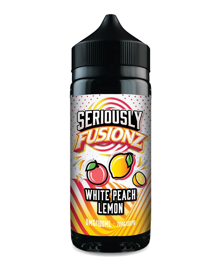 Seriously Fusionz White Peach Lemon E-liquid Shortfill - Scent Vape