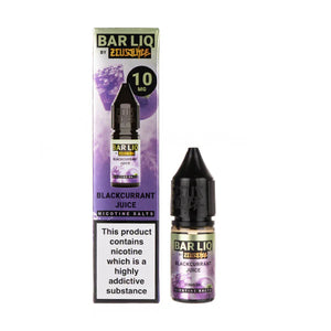 Zeus Juice Bar Liq Blackcurrant Juice 10ml Nic Salt