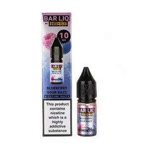 Zeus Juice Bar Liq Blueberry Sour Razz 10ml Nic Salt
