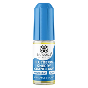 Bar Juice 5000 Blueberry Cherry Cranberry Nic Salt Vape juice 10ml