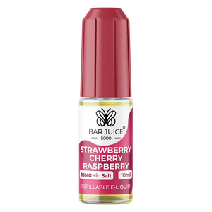 Bar Juice 5000 Strawberry Cherry Raspberry Nic Salt Vape Juice 10ml