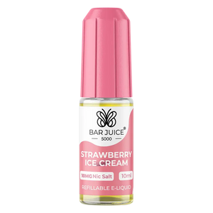 Bar Juice 5000 Strawberry Ice Cream Nic Salt Vape juice 10ml