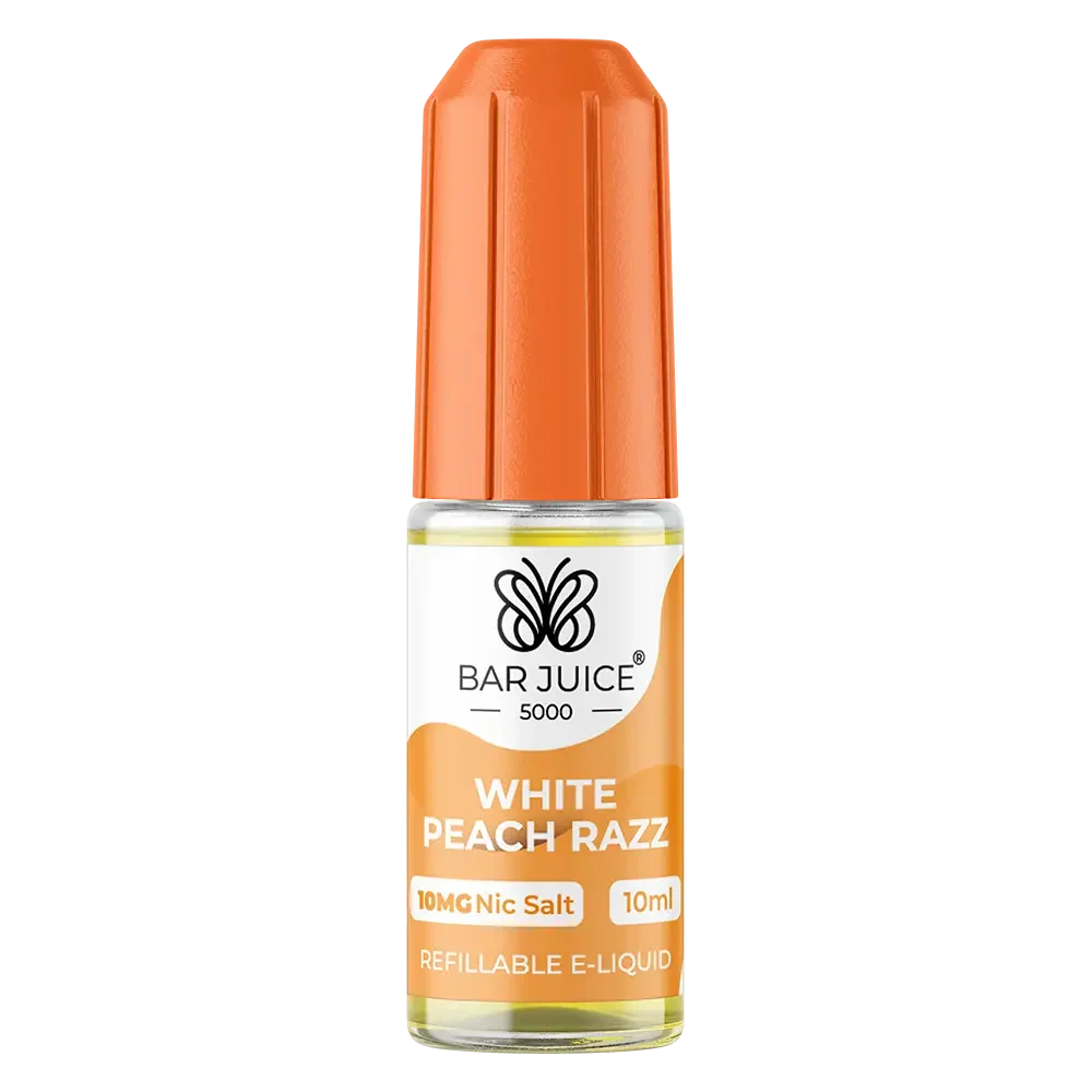 Bar Juice 5000 White Peach Razz Nic Salt Vape juice 10ml