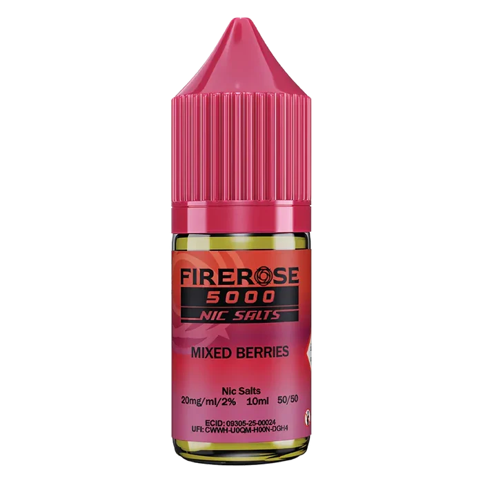 Mixed Berries Elux Firerose 5000 Nic Salt Vape Juice - Scent Vape