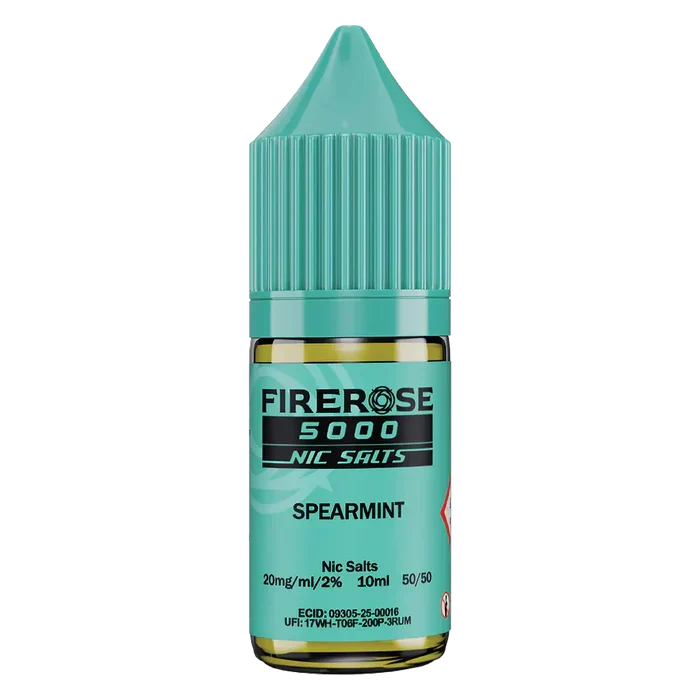 Spearmint Elux Firerose 5000 Nic Salt Vape Juice - Scent Vape