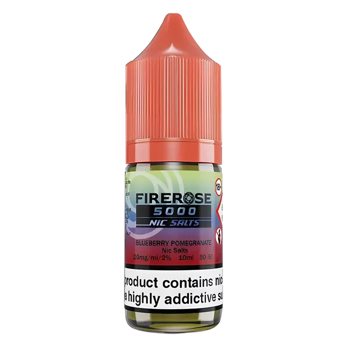 Blueberry Pomegranate Elux Firerose 5000 Nic Salt Vape Juice - Scent Vape