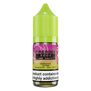 Bubblegum Elux Firerose 5000 Nic Salt Vape Juice - Scent Vape