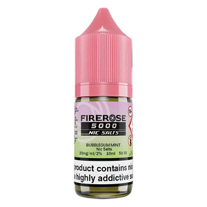 Bubblegum Mint Elux Firerose 5000 Nic Salt Vape Juice - Scent Vape