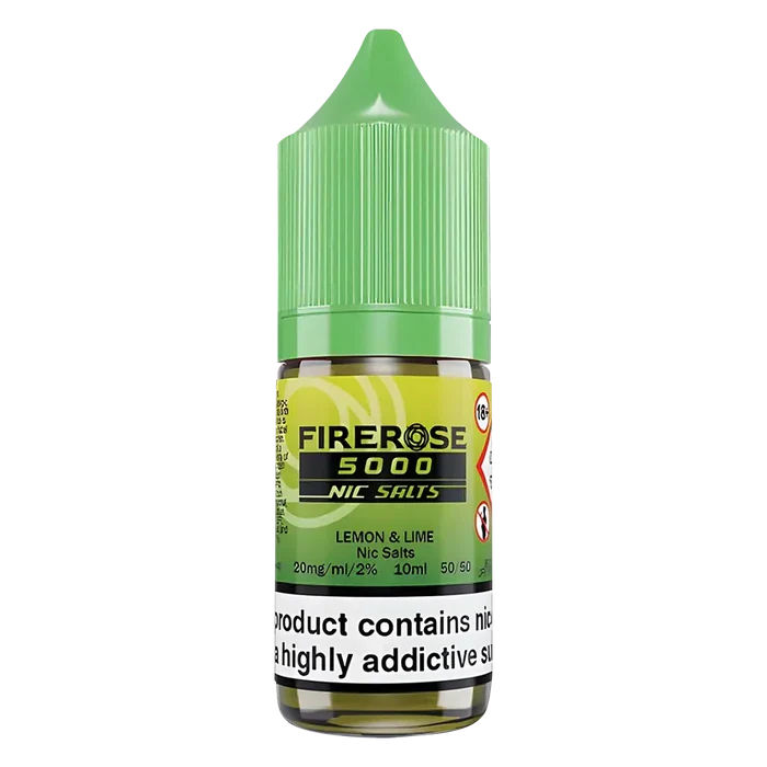 Lemon Lime Elux Firerose 5000 Nic Salt Vape Juice - Scent Vape
