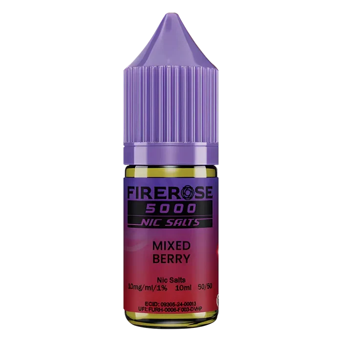 Mixed Berry Elux Firerose 5000 Nic Salt Vape Juice - Scent Vape