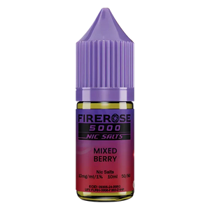 Mixed Berry Elux Firerose 5000 Nic Salt Vape Juice - Scent Vape