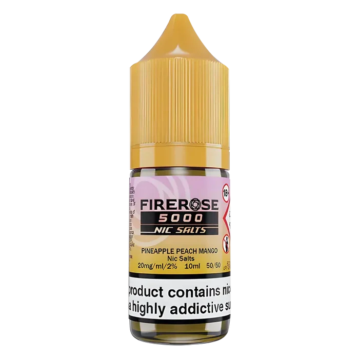 Pineapple Peach Mango Elux Firerose 5000 Nic Salt Vape Juice - Scent Vape