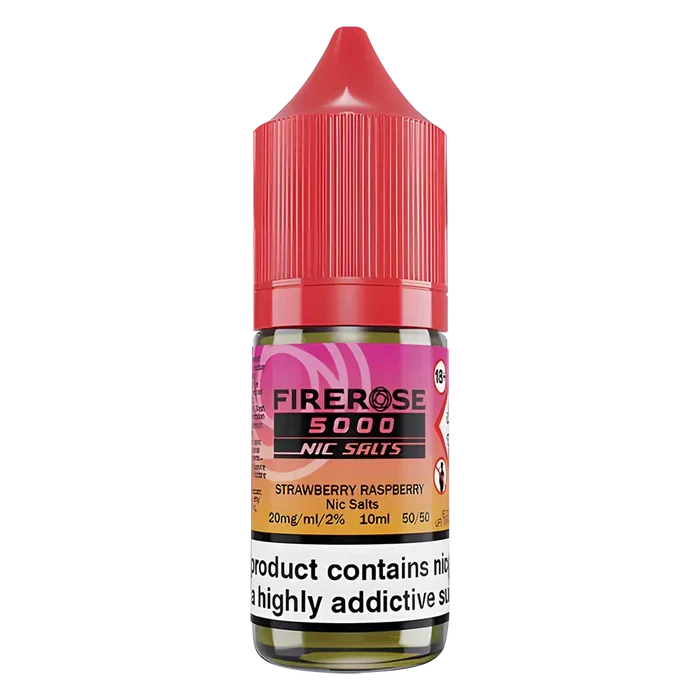 Strawberry Raspberry Elux Firerose 5000 Nic Salt Vape Juice - Scent Vape