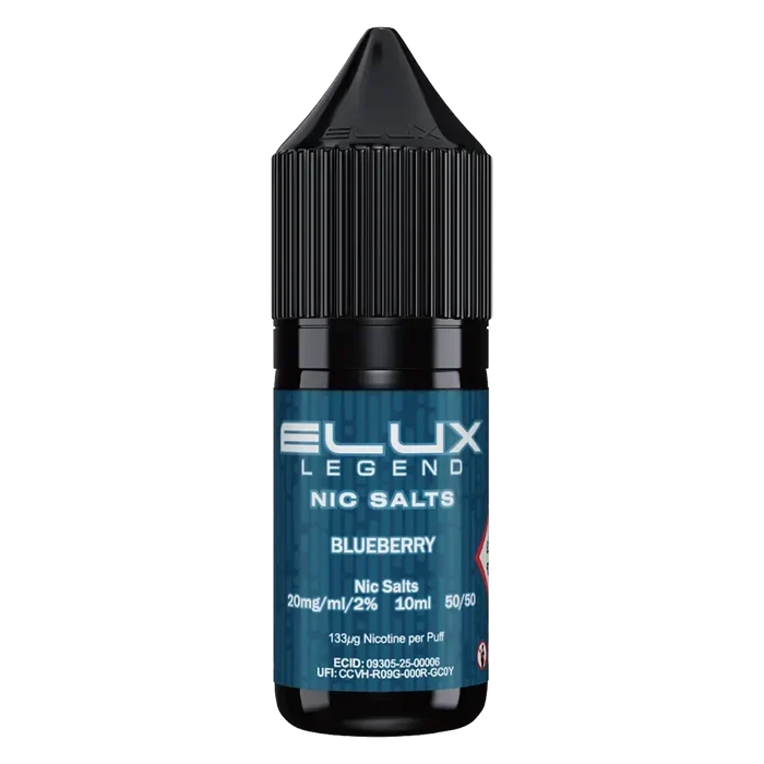 Blueberry Elux Legend Nic Salt Vape Juice