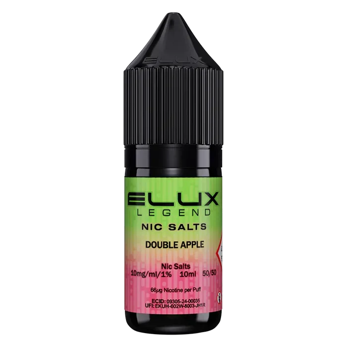 Double Apple Elux Legend Nic Salt Vape Juice - Scent Vape