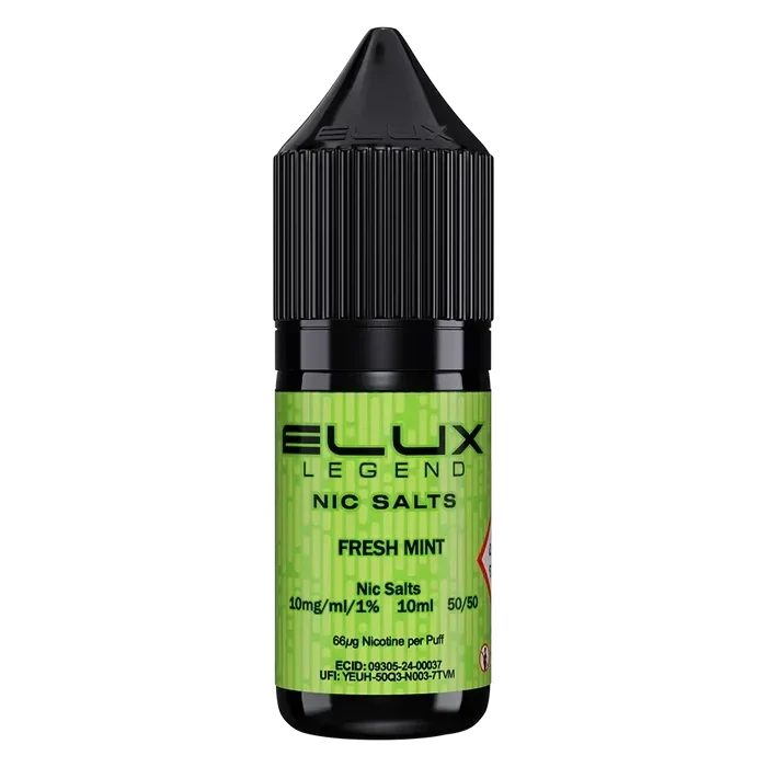 Fresh Mint Elux Legend Nic Salt Vape Juice